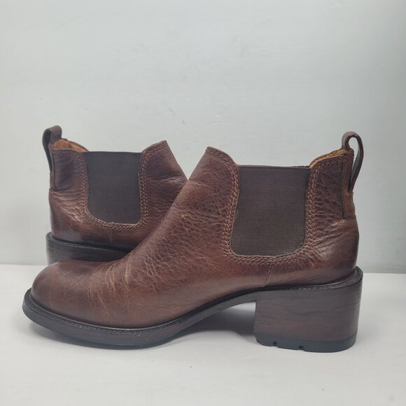 Cole Haan Women's Brown Leather Ankle Boots F5944 US Size 10B - Picture 6 of 10